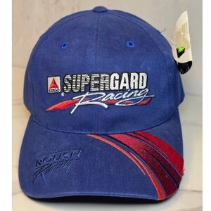 Roush Racing Supergard Citgo Jeff Burton 99 NASCAR Blue Snapback Hat NEW